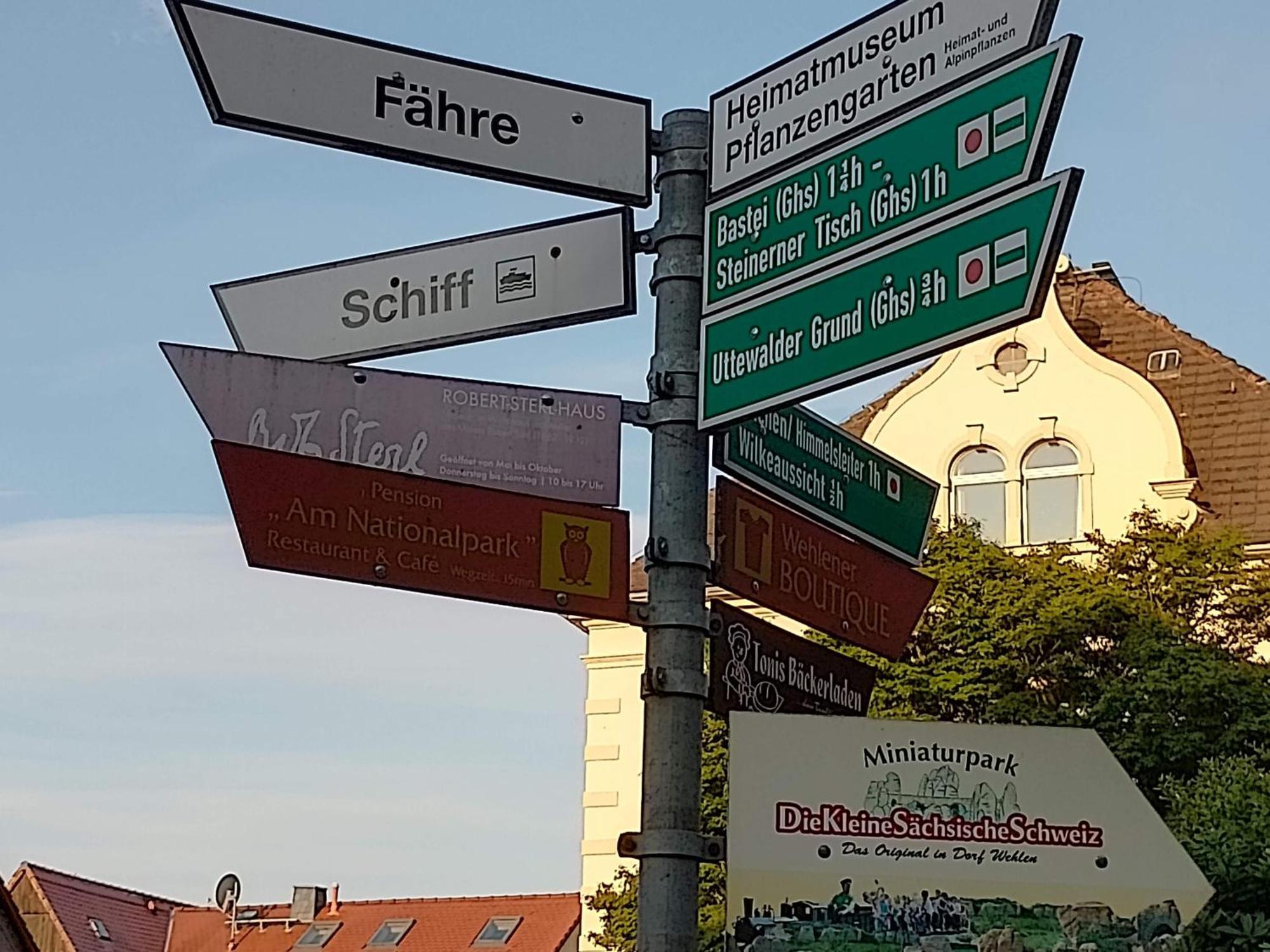Bed And Breakfast Wehlen Stadt Wehlen Bagian luar foto